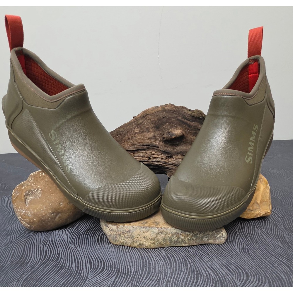 Simms Challenger Slip-On Shoes Mens Size 11 Dark Stone New Outdoor Fishing Boat